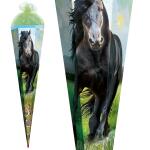 Motiv-Schultüte Power Horse 85cm eckig Netzverschluss