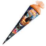 Schultüte Monstertruck Fire 85cm eckig Folie und Spezialborte