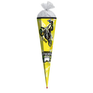 Motiv-Schultüte Extreme Motocross 85cm eckig Tüllverschluss Folie