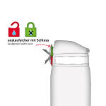 Roth Trinkflasche Edelstahl, Einhornportrait, 350ml