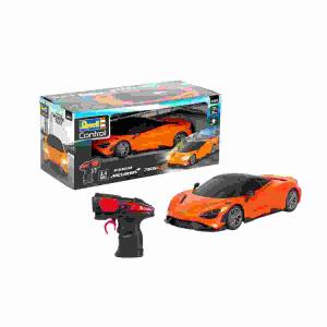 Revell RC Scale Car  McLaren 765LT M 1:24, Modellauto mit GHz-Fernsteuerung, Frontbeleuchtung,, Bedienungsanleitung, 5 Batterien AA erforderlich, nicht, enthalten, ab 8 Jahren,, Revell