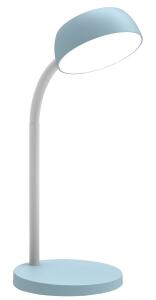 Unilux TAMY LED Schreibtischleuchte hellblau, mit biegbarem Arm