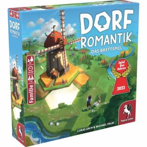 Brettspiel Dorfromantik  für 1-6 Spieler, Spieldauer 30-60 Minuten, ab 8 Jahren
