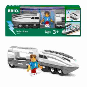 BRIO Turbo-Zug  mit Turboknopf, 2x AA Batterien erforderlich, ab 3 Jahren,, Ravensburger