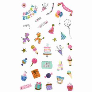 Washi Paper Sticker  Happy Birthday, Rössler