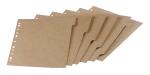 Register "Touareg" blanko, aus TCF-Papier, 290 g/m², 6 Blatt, beige