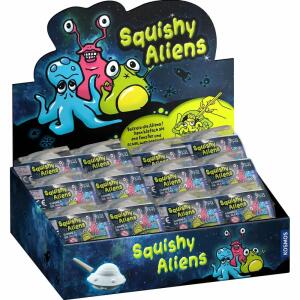 Squishy Aliens  Ausgrabungsset, In jedem Ufo wartet eine Alien Figur darauf mit dem Meißel, aus dem Gips gegraben zu werden,, KOSMOS