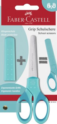 Faber Castell Schulschere Grip 14 cm türkis