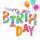 Servietten 33x33cm  Atelier Birthday, 3-lagig, 20 Stück