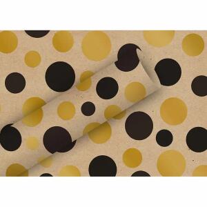 Geschenkpapier 70cmx2m  Kraft Bubbles