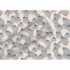 Geschenkpapier 70cmx2m  Graphic Lines puder