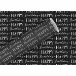 Geschenkpapier 70cmx2m  Kraft ws. Graphic Bi.