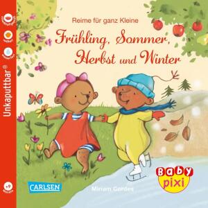 Baby Pixi 100  Reime für ganz Kleine, Baby Pixi 100 Reime für ganz Kleine, Frühling, Sommer, Herbst und Winter, von Miriam Cordes, 16 Seiten, ab 9 Monaten,, Carlsen