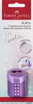 Faber Castell Doppelspitzdose konisch Sparkle RollOn sort BK