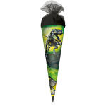 Motiv-Schultüte Robo-Rex 50cm rund Tüllverschluss