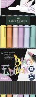 Faber Castell Filzstift Black Edition Pastell 6er Etui