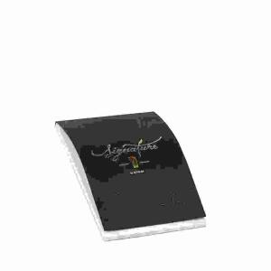 Briefblock A5 Signature  40 Blatt schwarz/gold, 100g Papier,