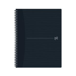 Oxford Origins Spiralbuch A4,  liniert, 70 Blatt, Optik Paper,  SCRIBZEE® kompatibel, schwarz