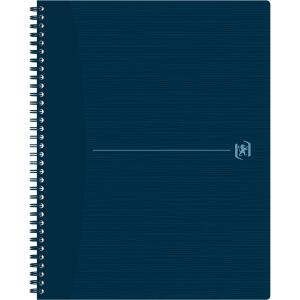 Oxford Origins Spiralbuch A4, 5mm kariert, 70 Blatt, Optik Paper,  SCRIBZEE® kompatibel, blau