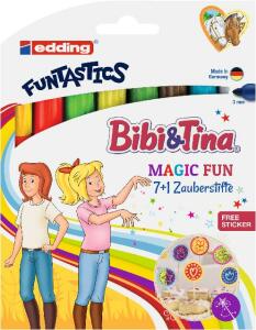 Edding Fasermaler 13 8er-Set sortiert Bibi & Tina