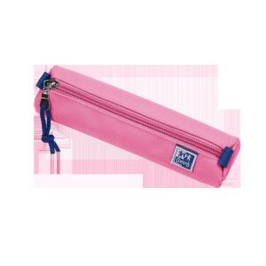 Oxford Federmäppchen rund klein rosa