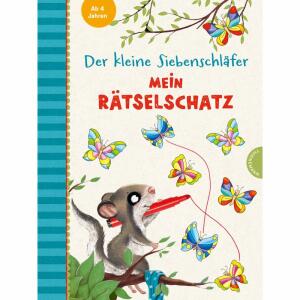 Der kleine Siebenschläfer  Mein Rätselschatz, von Sabine Bohlmann, illustriert von Kerstin Schoene und, Silke Reimers, 48 Seiten, ab 4 Jahren,, Thienemann Esslinger