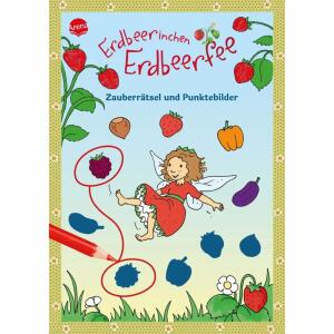 Erdbeerinchen Erdbeerfee  Zauberrätsel Punktebilder, illustriert von Stefanie Dahle und Corina Beurenmeister,, 96 Seiten, ab 4 Jahren,, Arena
