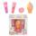 Lipgloss-Set Ylvi  2 Tuben Lipgloss Erdbeer- und Blaubeerduft je 5 ml,, Lipgloss-Dose Apfelduft, 2,8 g und 1 Lipgloss als Eistüte, mit Coladuft, 2,5 g, ab 4 Jahren,, Depesche