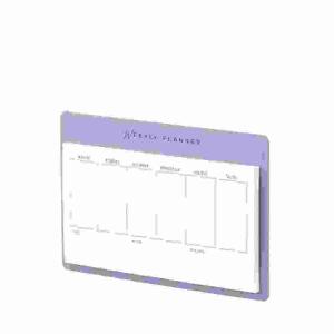 Weekly Planner lavendel  240x135mm 52 Blatt, Rössler