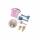 Sandspiel-Set Thorbjorn  rosa 8teilig, Inhalt: Sandschaufel, Rechen, Sieb Durchmesser 19,9 cm,, Eimer, Eistüten-Sandform, Eislöffel; Material: HD PE, ab 2, Jahren,, dantoy