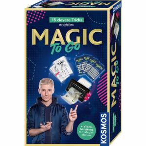 KOSMOS Magic To Go  Mitbringexperimente, 15 coole Zaubertricks, Zaubern lernen mit Zauberer Mellow, und Video Anleitungen zu den Tricks,, KOSMOS
