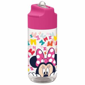 Trinkflasche Minnie Mouse  rosa, Höhe: 180 mm, Durchmesser: 70 mm, aus Tritan und PP,, nicht spülmaschinengeeignet, nicht mikrowellengeeignet,, POS