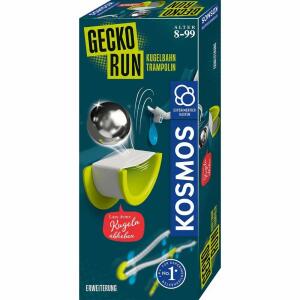 Erweiterung Gecko Run  Trampolin, Trampolin Erweiterung der Gecko Run Kugelbahn,, zusätzliche Bahn Elemente vergrößern die Reichweite der, Kugelbahn, nur mit dem Gecko Run Starter Set spielbar,, KOSMOS