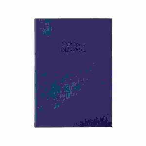 Speisekartenmappe A5 blau Blindprägung, Speisen & Getränke