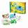 Tierpuzzle Stecktafel  Mosaik, 100 farbige Stecker, Tierteile von Affe, Elefant und, Krokodil, Teile sind kombinierbar, ab 3 Jahren,, SES