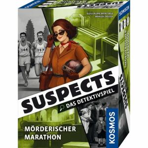 Detektivspiel Suspects  Mörderischer Marathon, 1-5 Spieler, ab 12 Jahren, mehrfach spielbar,, KOSMOS