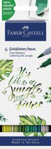 Faber Castell Aqua Dual Marker Gofa 0,4 mm LetteringJung 6er