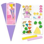 Schultüten Bastelset  Easy Line Meerjungfrau, 68cm 6-eckig Ursus
