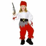Kinderkostüm Piratin  110 cm / 3-4 Jahre