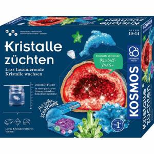 KOSMOS Kristalle züchten  Experimentier-Set, mit Pipette, Labor Materialien und Protokoll Aufgaben in, der Anleitung, die Experimente bauen aufeinander auf und, werden Schritt für Schritt erklärt,, KOSMOS