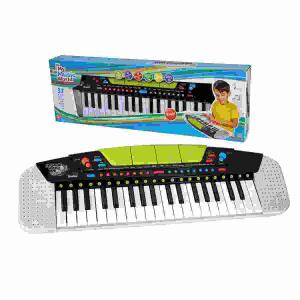 Keyboard Modern Style  37 Tasten, 8 Rhythmen, 8 Demosongs,, Aufnahme- und Abspielfunktion, Lautstärkeregelung,, 3x AA Batterien erforderlich und enthalten,, ab 4 Jahren