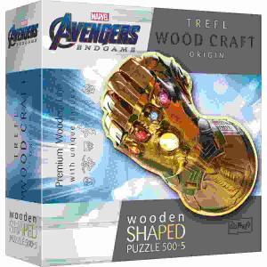 MARVEL AVENGERS Puzzle  500+5 Teile Holz, figürliches Holzpuzzle, ab 8 Jahren,, Trefl