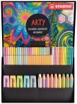 STABILO „ARTY" 50er Kreativ Set Pastel(BOSS Original/woody 3 in 1/STABILOaquacolor/Pen 68/point 88)