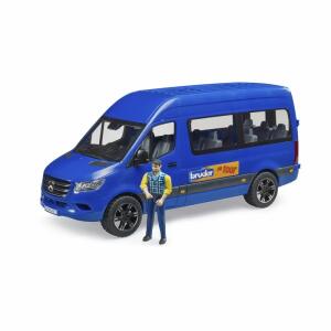 bruder MB Sprinter  Transfer mit Fahrer 1:16, ab 4 Jahren,, Bruder
