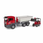 bruder Container-LKW MAN  TGS & Schäffer Lader...