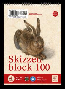 Staufen Dürer Skizzenblock A5 100 Blatt 100g qm 100 Recycling Pure Impact