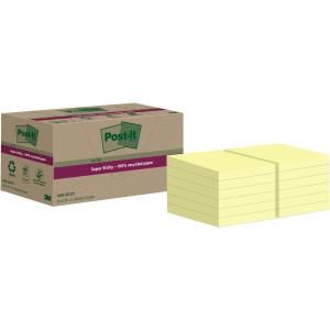 Haftnotizblock Recycled 12x70BL gelb POST-IT 622 RSS12CY 47,6x47,6mm Super