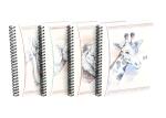 Oxford GO Boho Spirit Spiralbuch A5, liniert 7 mm, 4 Motive sortiert