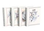 Oxford GO Boho Spirit Spiralbuch A6, kariert 5x5 mm,...