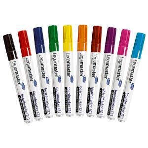 Legamaster Boardmarker TZ 1 - Etui, nachfüllbar, 1,5 - 3 mm, 10 Farben